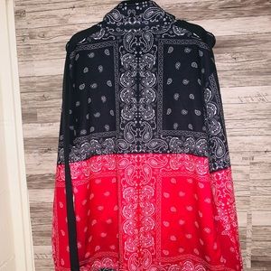 Mens paisley print sweater
